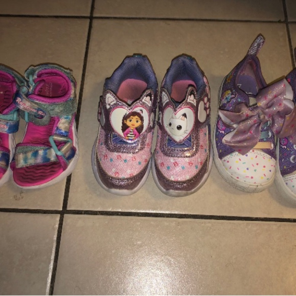 Pink and Purple Kids Shoes